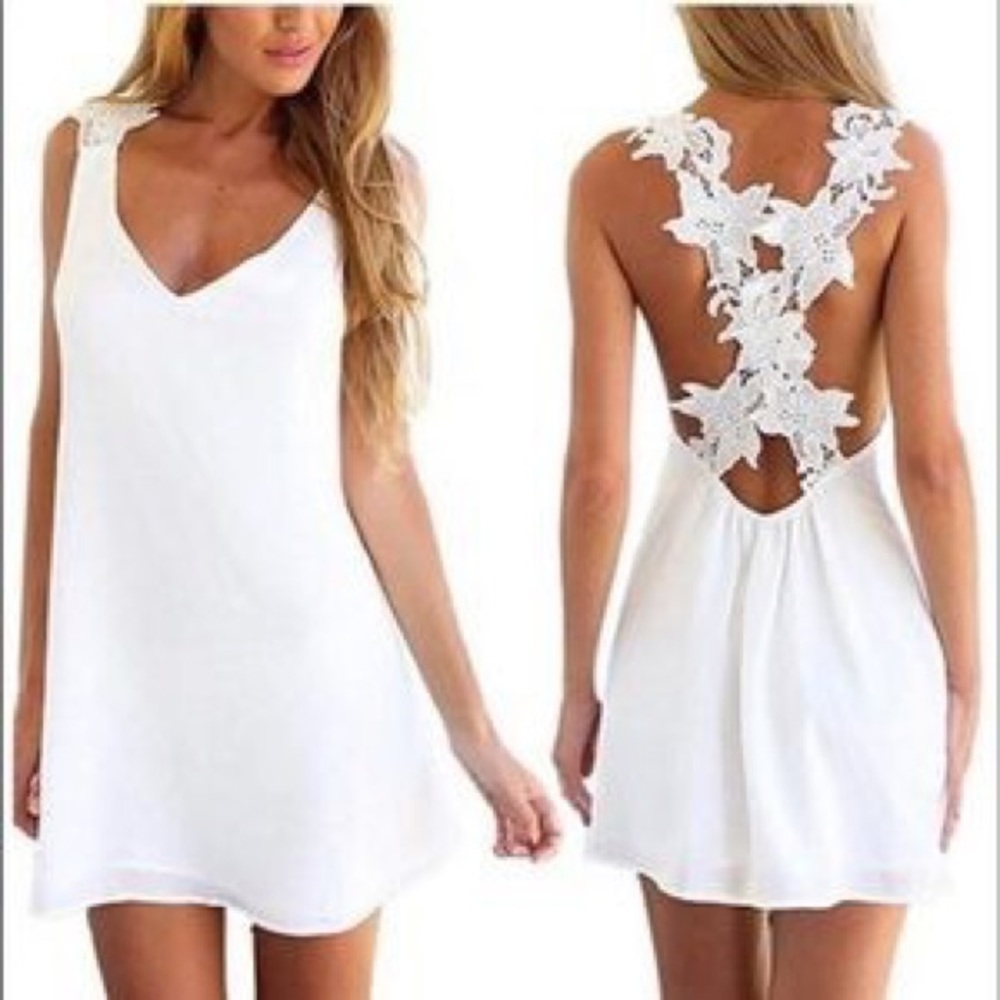 Tea & Cup Cream Dress S